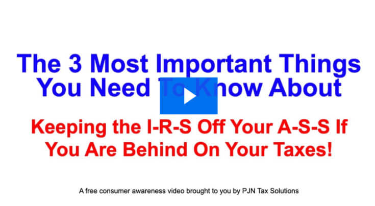 Watch a video about the 3 most important things to know about avoiding trouble with the IRS