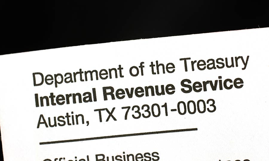 A letter from the IRS